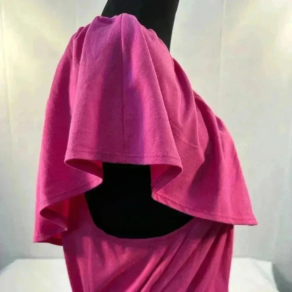 NY Collection Off-the-shoulder  Sundress Rose-Violet Size 2X - Picture 5 of 10